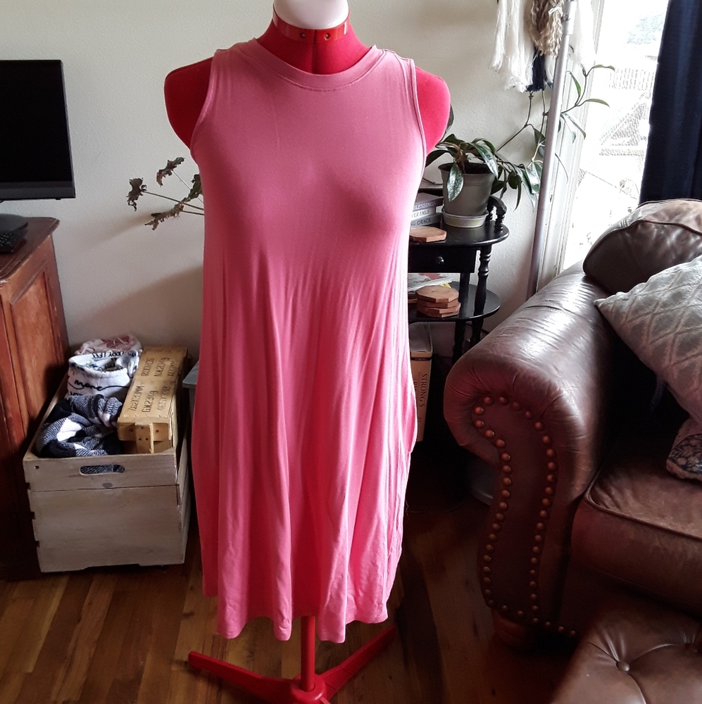 Pink Sleeveless Dress